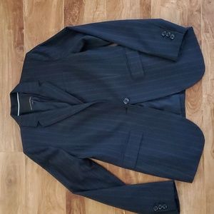 Banana Republic navy pinstripe blazer